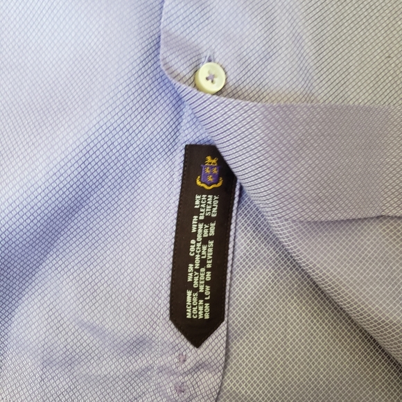 ROBERT TALBOTT MENS LONG SLEEVE DRESS SHIRT SIZE LARGE - Picture 6 of 6